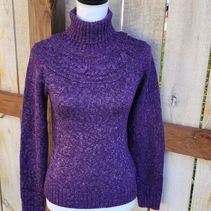 DAISY FUENTES Purple Knit Sweater - PS (EUC)